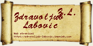 Zdravoljub Labović vizit kartica